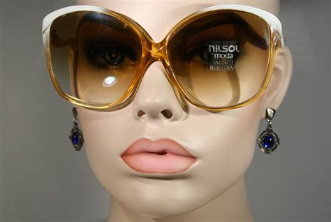 orange tinted sunglasses 70s